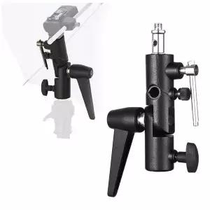 브라켓 스트로보 스탠드 홀더 플래시 거치대 삼각대 헤드
