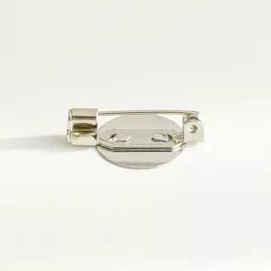 원판핀 리본 공예 부자재 코사지받침 브로치핀 15mm 코사지만들기