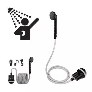 [골드스마일]이동식 샤워기 충전 물통 백 캠핑 휴대용 야외 차박