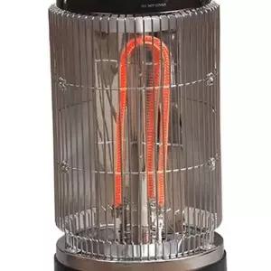 거실 카본 원통형 난로 미니 전기 히터 난로 360도 사무실