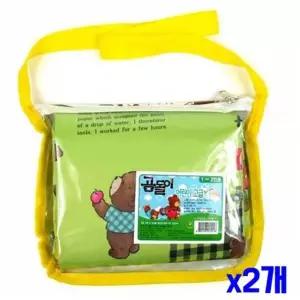 [골드스마일]WL 어린이곰돌이 방수돗자리 1-2인용 x2개