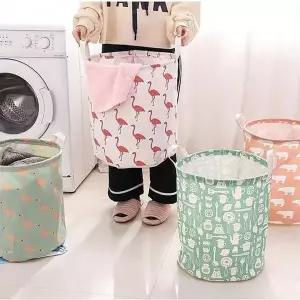 [골드스마일]린넨 접이식장난감정리함 다용도 세탁바구니