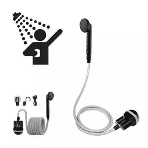 이동식 샤워기 충전 물통 백 캠핑 휴대용 야외 차박