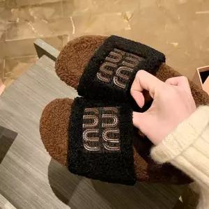 여사친 홈스펀 추동 플랫 슬리퍼 부티 기모 세무 소가죽 털 패피4