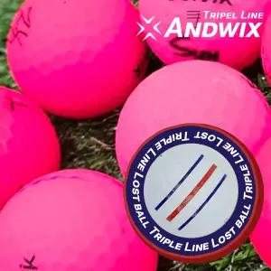 3선 로스트볼 볼빅 빨강 레드 50알