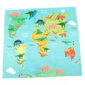 창문가리개 RFQ793N1 벽장식소품 벽걸이 세계지도 공룡