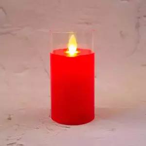 프로포즈촛불 GUW005Z1 크리스마스양초 LED 양초 대형 11.5cm 레드