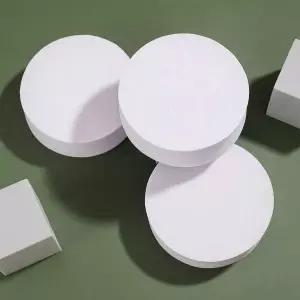 오브제 SAE958S8 원형 디스 박스 3p 소품 받침대 전시 다이