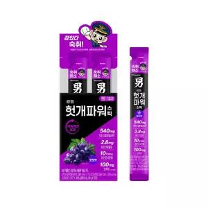 [본사직영] 광동 헛개파워 스틱 숙취해소 젤리 포도맛 10개입