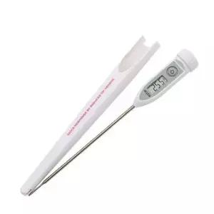 중심 화이트 디지털 탐침온도계 CS 방수 온도계 101W WFLPI96