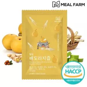 밀팜배도라지즙 물안넣은 원100 NFC공법순수착액기스 엑기스 파우치 도라지 배즙 어린이간식 부모님선 선용