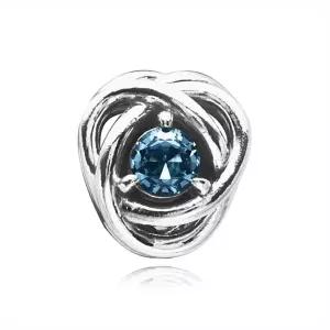 [신세계라이브쇼핑]판도라 790065C09 씨 아쿠아 블루 이터니티 서클 참(3월탄생석)