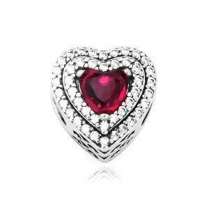 [신세계라이브쇼핑]판도라 799218C02 스파클링 레벨드 하트 참
