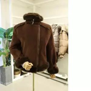 오픈클로젯 DO25CLJ432BR 클랙식하프무스탕자켓