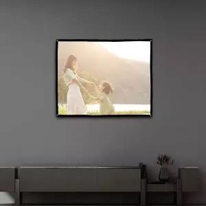 휴대용 스크린 이동형 프로젝터 스크린 120x90cm 차박빔스크린