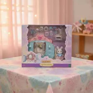 실바니안 패밀리 눈꽃토끼소녀 드레스룸 토끼 인형 피규어 미니어쳐 소품 액세서리 장난감