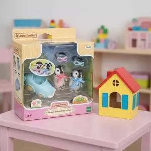 실바니안 패밀리 펭귄 듀오 붕붕카 세트 아기 인형 피규어 캐릭터 어린이 동물 미니어처