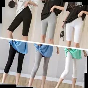 여성5부레깅스 모달 5부 7부 얇은 데일리 레깅스 3종 204880 1세트