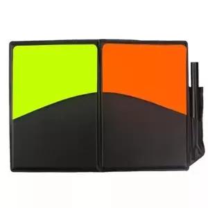 축구 심판용 레드 옐로카드 심판수첩 4개