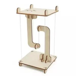 텐세그리티의 이해 나무 무중력 선반만들기 2개