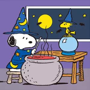 DIY 그리기 페인팅 피너츠 스누피 마법사 25X25