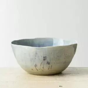 이천도자기 수묵 우동기 17.5cm 도자기 면기 식기 그릇 덮밥 그릇 플레이팅