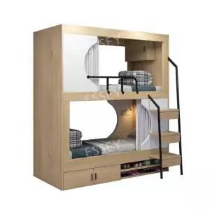 수면 이층 원룸 캡슐 기숙사 이층침대 침대 호텔 가구 나무
