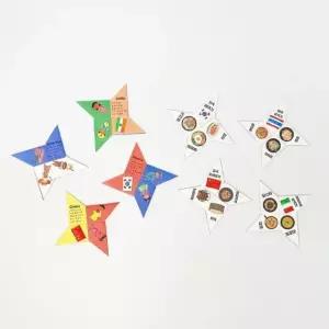 세계 여러나라 표창딱지 만들기 1인 세트