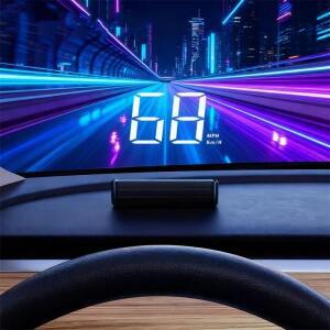 Car Speedometer M2 HUD Head-Up LED Display Digital Speed Meter Windshield Projector Vehicles Auto El