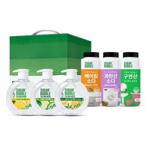 슈가버블 친환경세제 세탁추천 6종 선물세트 x 6개
