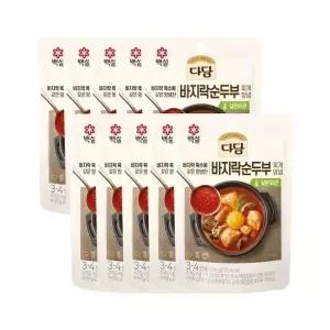 다담 바지락순두부 찌개 양념 130g x10개