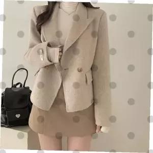 미니멀 자켓핏 숏코트 캐주얼 데일리 겨울 외출복