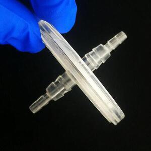 디스크 타입 정밀 필터, 0.2um PTFE 멤브레인, 산소 제조 기계 흡입 사용, 65mm, 로트당 5 개