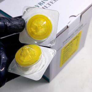 50개/박스 실험실용 0.22um/0.45um 멸균 주사기 필터 나일론 PES PTFE 멤브레인
