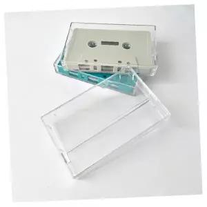 카세트테이프 보관함 투명 아크릴 케이스 음반 수집 정리함 데스크탑 진열 보호 커버