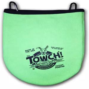 Towch 디스크 골프 타월 파우치 - 3~5개 가방 11가지 색상 선택 (갤럭시 그린)