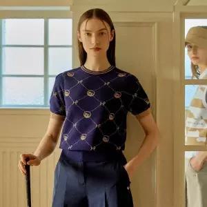 여성골프반바지 여성 헨리 하프 팬츠_SC