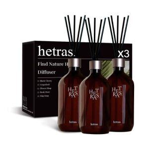 헤트라스 프리미엄 대용량 디퓨저 500mlx3개 선물세트 실내방향제 인테리어 플라워샵