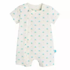 [보리보리/모이몰른]신생아우주복 라이징쿨에버반팔지퍼우주복 M252UUN09P