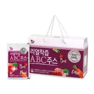 리얼착즙 ABC주스 2,400ml(80ml x 30포) 2박스