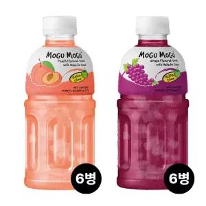 모구모구 복숭아6 + 포도6 총12개