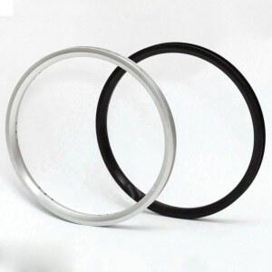 14홀 349 16인치 올블랙 세트 림 호환 알루미늄 2홀 더블 자전거림