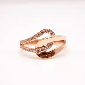 [오팔하우스]오팔하우스14k 웨이브 큐빅 반지 OPDLR1785