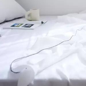 리빙밸류 파스텔 스노우 시어서커 여름 홑이불SS 단품 스노우리플이불