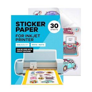 잉크젯 프린터용 스티커 용지 - (30매), 8.5 x 11