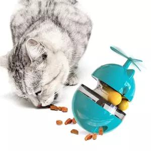 고양이 오뚝이 간식볼 노즈워크 장난감 캣볼 사료배급기
