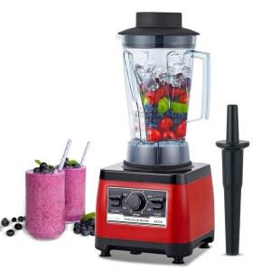 [미국배송] 바이오믹스 헤비 듀티 프로페셔널 블렌더 쉐이크 스무디 얼음 분쇄 냉동 과일 수프 건식 분쇄(빨간색)를 위한 70온스 용기가 포함된 피크 2200W 상업용 등급 바 블렌더(빨간색)
