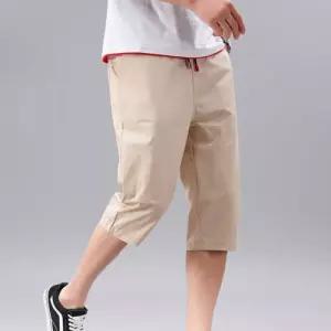 남성 5컬러 7부 허리밴딩 반바지 데일리 면팬츠트레이닝의류 편한 여름 남자운동복 운동복