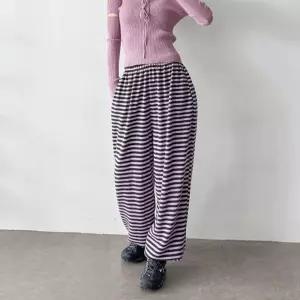 WP36969 여자 바지가로스트라이프팬츠 밴딩 트레이닝 하의 복하의