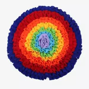 OH 탁펫 알록달록 반려동물 노즈워크애견용장난감 장난감 견용 강아지 강아지용 토이 용토이 간식 무지개